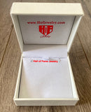 Stainless Baseball Cross with Home Plate Pendant and Chain