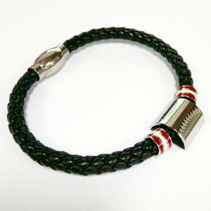 Baseball Leather Stainless Bracelet (FREE SHIPPING)