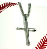 Stainless Mini Bat Cross with Necklace (FREE SHIPPING)