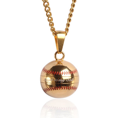 Golden Loyal to My Soil Baseball Vile and Necklace (FREE SHIPPING)