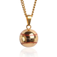 Golden Loyal to My Soil Baseball Vile and Necklace