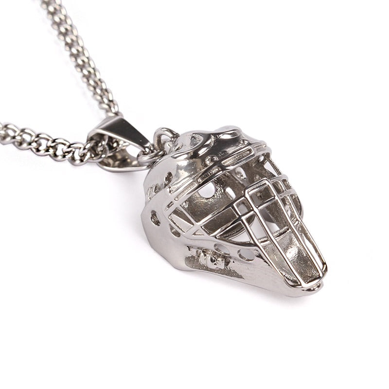 Stainless Catcher Mask with Necklace (FREE SHIPPING)