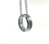 Tungsten 8mm Silver Ring With Baseball Stitching (FREE SHIPPING)