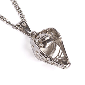 Stainless Catcher Mask with Necklace (FREE SHIPPING)