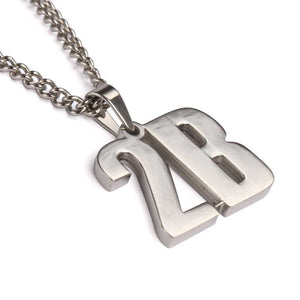 Stainless Ball Player Position Pendant and Chain (FREE SHIPPING)